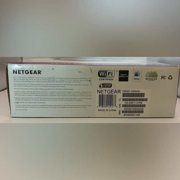 AC 1200 WiFi Cable Modem Router - 802.11 ac Dual Band Gigabit - Up to 340 Mbps - Picture 8 of 16